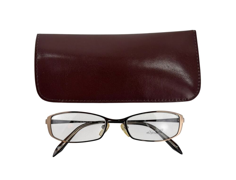 Kate Spade Eyeglass Frames Only 103 Brown 50-18-135 with Case Pictured